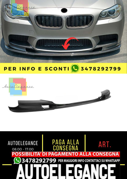 F10 M5 Labbro Anteriore Piano Nero Vuoto Plastica / 2010-2017