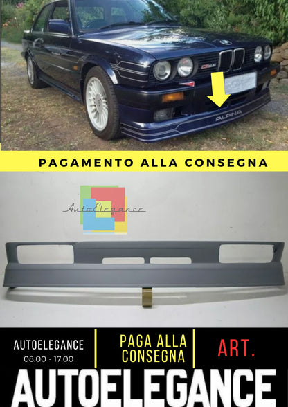 BMW 3 E30 88-94 GONNA ANTERIORE / SPOILER / LABBRO ALPINA B6 look