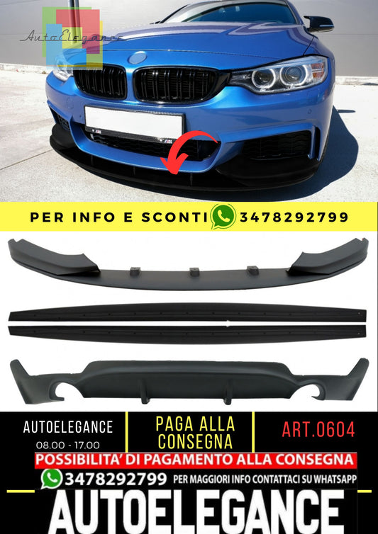 Kit aggiuntivo Pacchetto di conversione di estensione M Design per BMW Serie 4