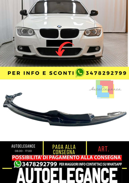 E92 LCI - 93 LCI Labbro Anteriore Piano Nero Vuoto Plastica / 2009-2013