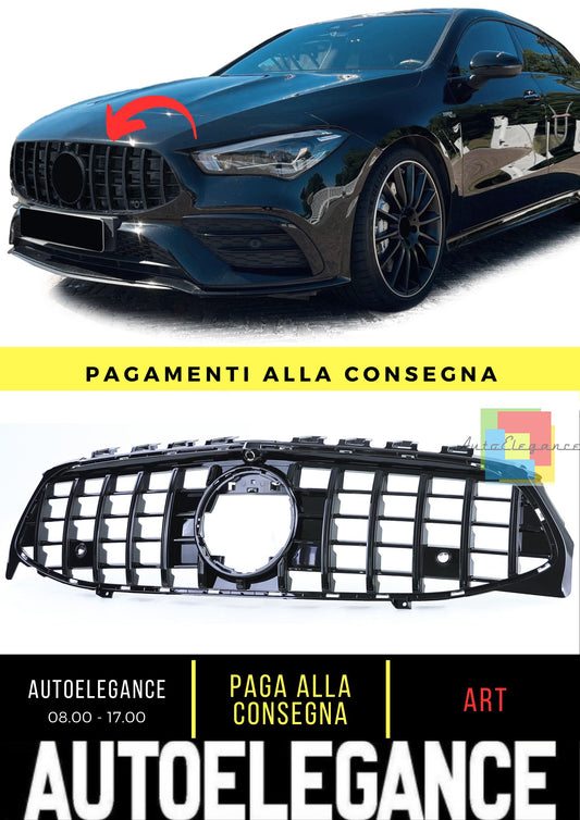Calandra Sport Look Nero Lucido adatta per Mercedes CLA X118 da 19