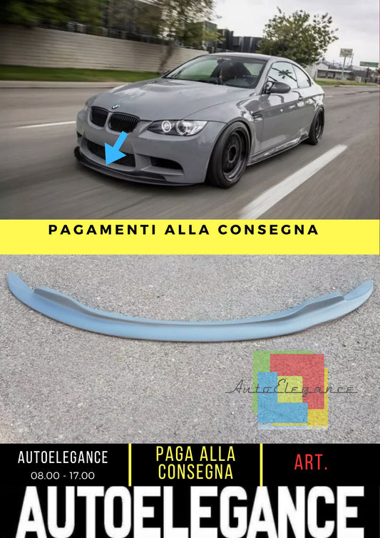 BMW 3 E90 E92 E93 M3 GTS V1 GONNA ANTERIORE LABBRO INFERIORE PARAURTI ANTERIORE SPOILER