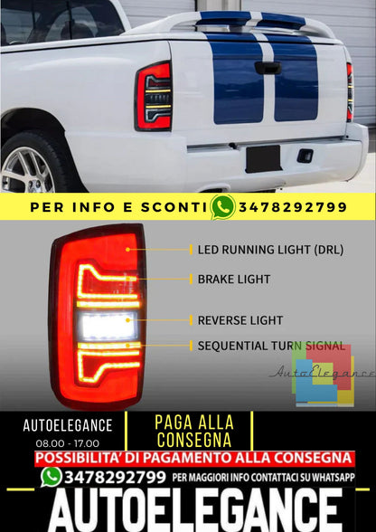 Fanali posteriori a LED per Dodge Ram 1500 2500 3500 2002-2008