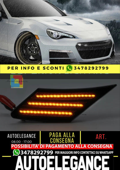 Luci di posizione laterali a LED adatte per Subaru BRZ Scion FRS Toyota GT86 2012-2020 con luci diurne color ambra (non indicatori di direzione)