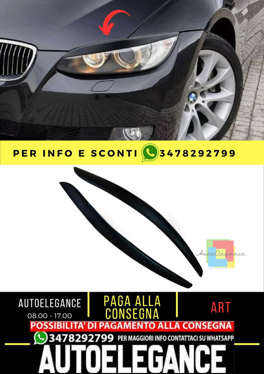 Sopracciglia per BMW 3 E92/E93 2006-2010 Plastique ABS