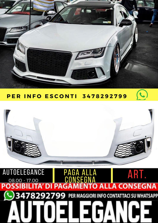 Front bumper RS7 Look with SRA for Audi A7 (4G) Sportback (2010-2014)
