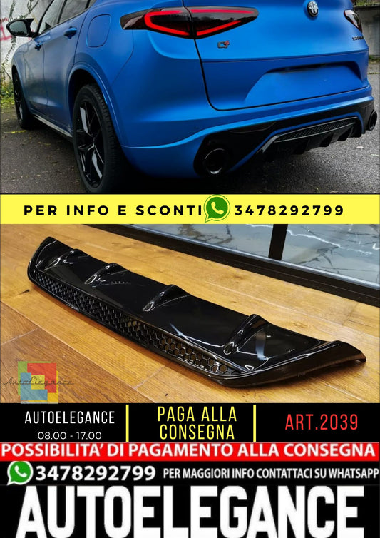 2039 DIFFUSORE STELVIO 949 2016-2020 NERO LUCIDO