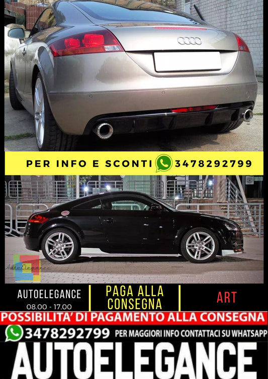 ❤️DIFFUSER + SKIRT KIT SUITABLE FOR AUDI TT 8J❤️