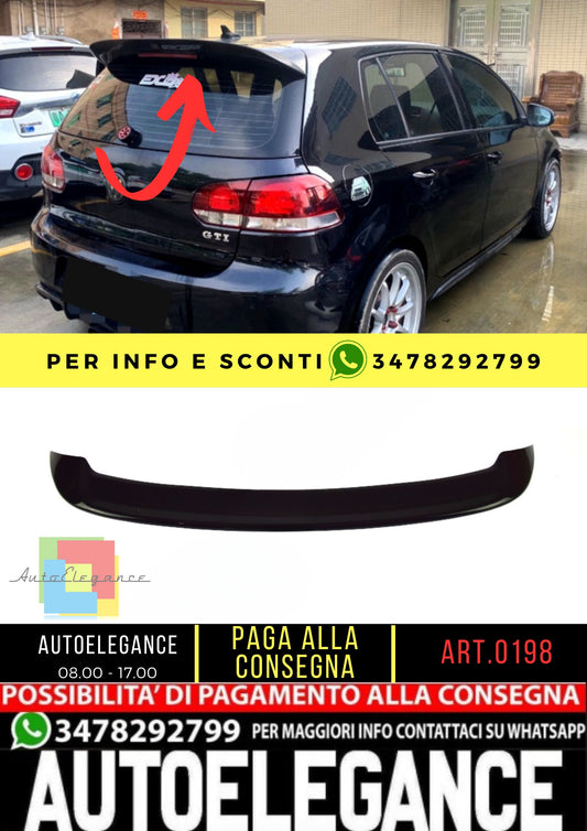 💎 SPOILER for VW Golf 6 GTI 2008-2013