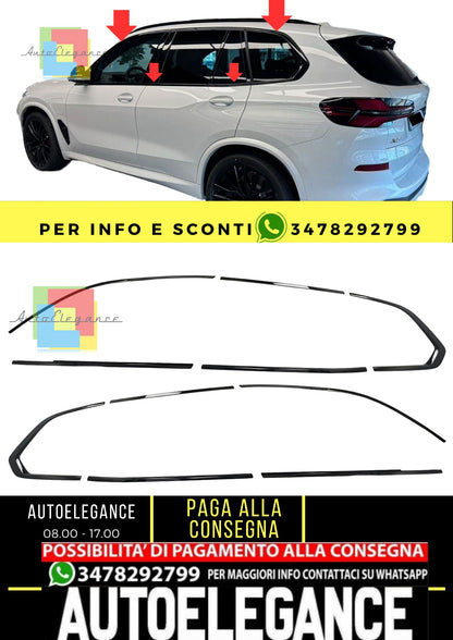 Copri fienstrini nero set di finiture BMW X5 G05 dal 2018