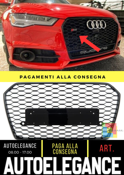 Grille suitable for Audi A6 C7 (4G) Sedan Avant Facelift (2015-2018) RS6 Look 