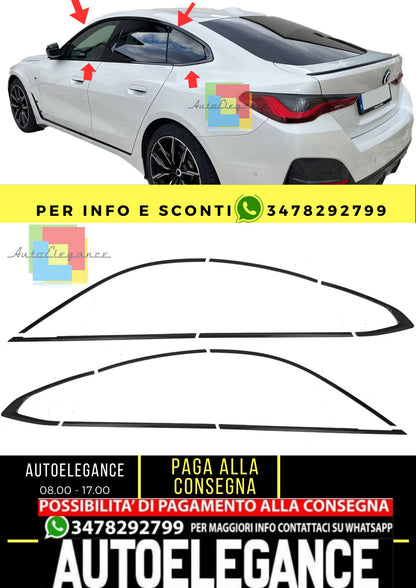 Copri fienstrini nero set di finiture BMW G26 Gran Coupe Serie 4 dal 2020
