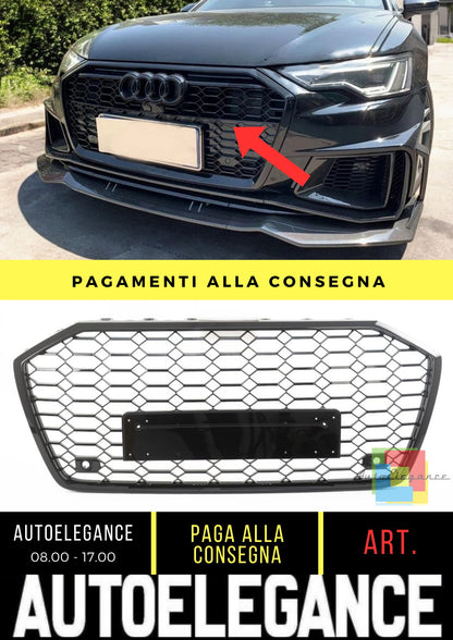 Griglia adatto per Audi A6 C8 (4A) Sedan Avant (2018+) RS6 Look