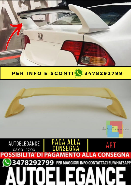 🔥SPOILER adatto per Honda Civic MK8 2006-2011 Sedan🔥