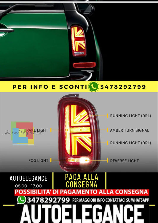 Fanali posteriori a LED per Mini Cooper Clubman R55 2007–2014
