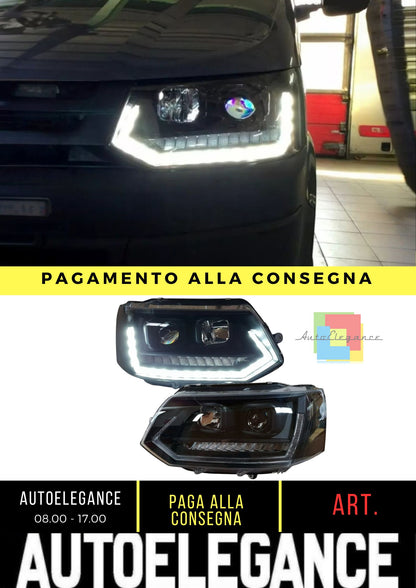 FANALE OTTICO T6 PER VW T5 BUS 09-15 FACELIFT LED FRECCE DI MARCIA SWV42SLGXBY