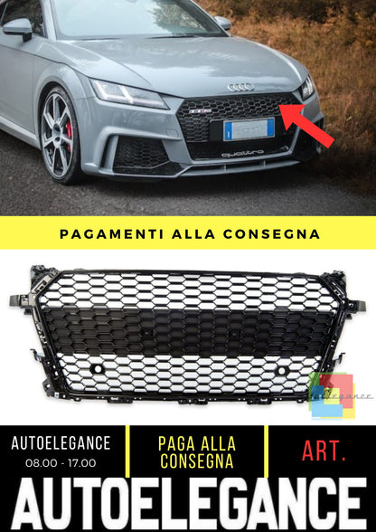Grille suitable for Audi TT (FV, 8S) Coupe Roadster (2014+) RS Look 