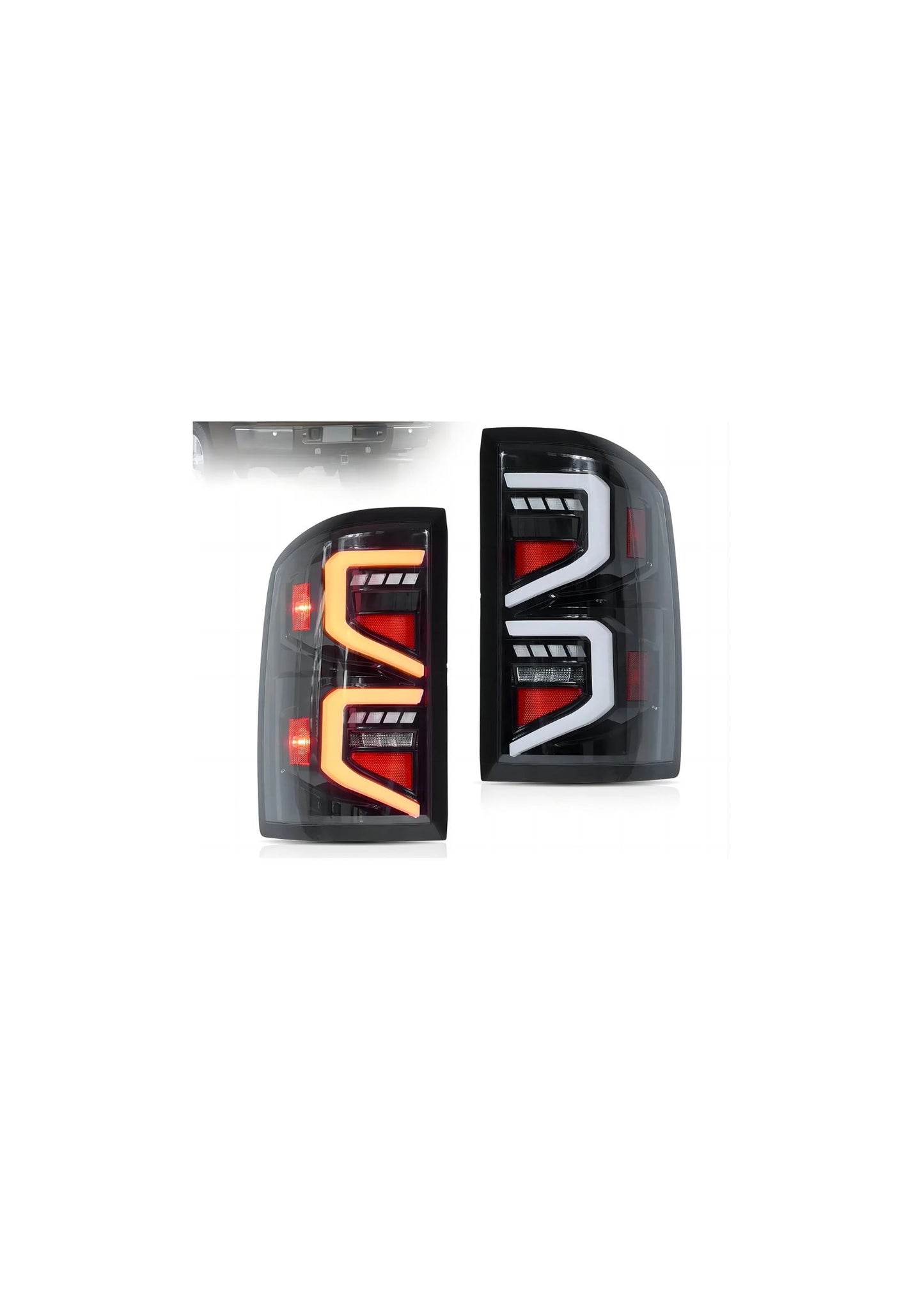 Fanali posteriori per Chevrolet Silverado 1500 2007-2013 2500HD/3500HD 2007-2014, GMC Sierra 3500HD 2007-2014
