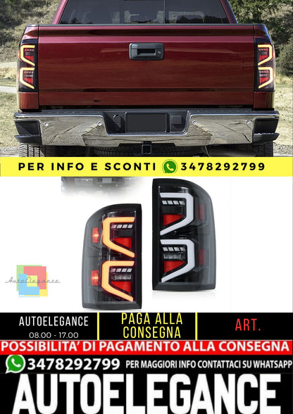 Fanali posteriori per Chevrolet Silverado 1500 2007-2013 2500HD/3500HD 2007-2014, GMC Sierra 3500HD 2007-2014