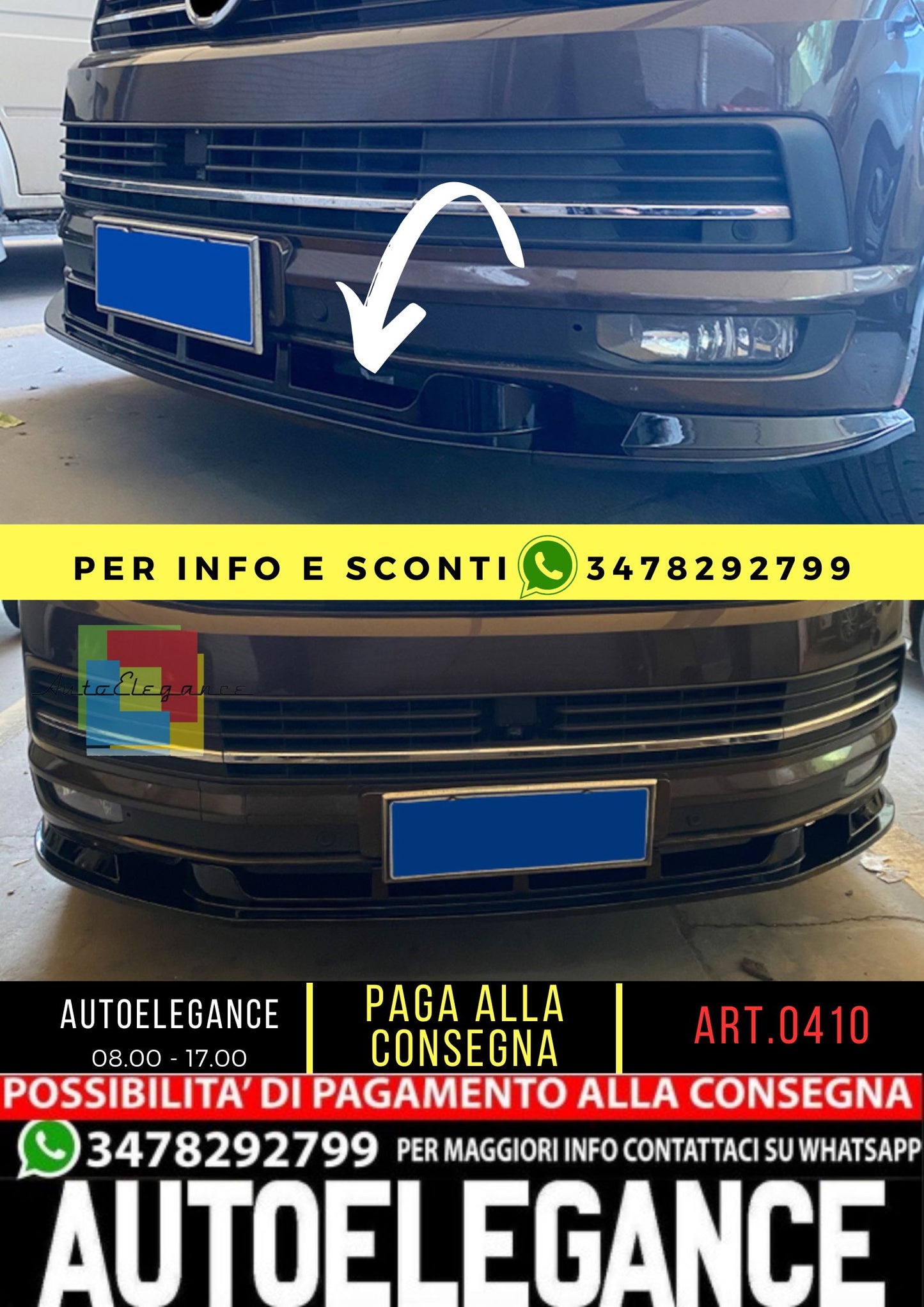 💎 SPOILER adatto per VW TRANSPORTER T6 2015+