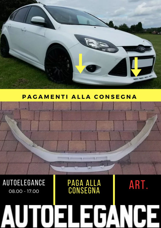 FORD FOCUS MK3 III GONNA ANTERIORE / SPOILER / LABBRO - ZETEC S LOOK +++ NUOVO