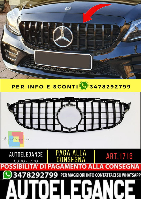 🔥GRILLES suitable for Mercedes C class W205 2015-2017 🔥 