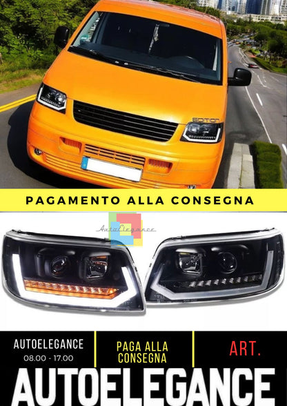 Fari per VW T5 Bus 03-09 T6-OTTICA LED set frecce dinamiche