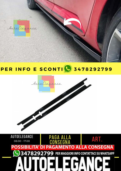 Leon Mk4 Max Minigonna Laterale Labbro Inferiore Piano Nero Vuoto Plastica 2020 in su