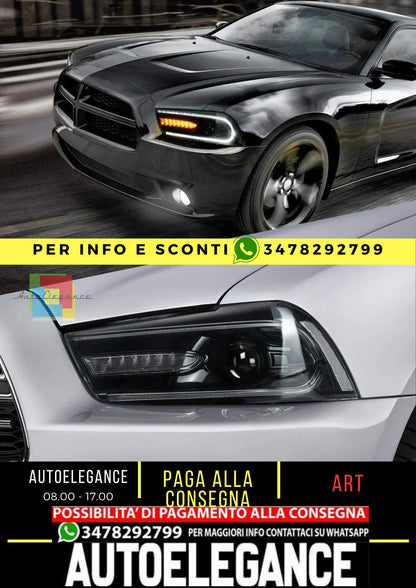 Fari per proiettori a doppio raggio per Dodge Charger 2011-2014 (versioni con guida a destra e sinistra)