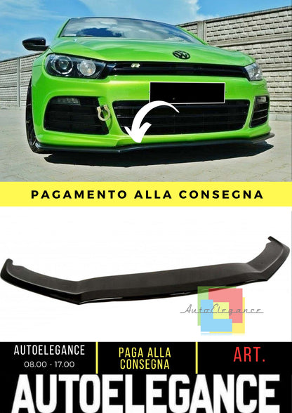 Scirocco Mk3 R Max Labbro Anteriore V2 Piano Nero Vuoto Plastica 08-13