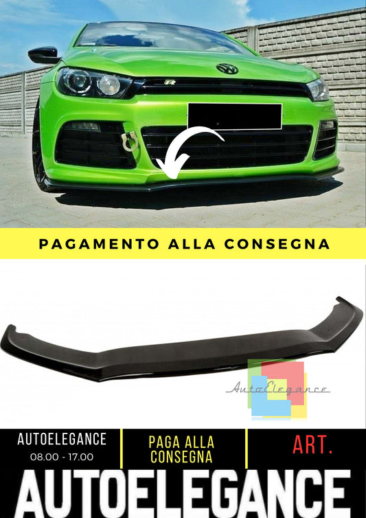 Scirocco Mk3 R Max Labbro Anteriore V2 Piano Nero Vuoto Plastica 08-13