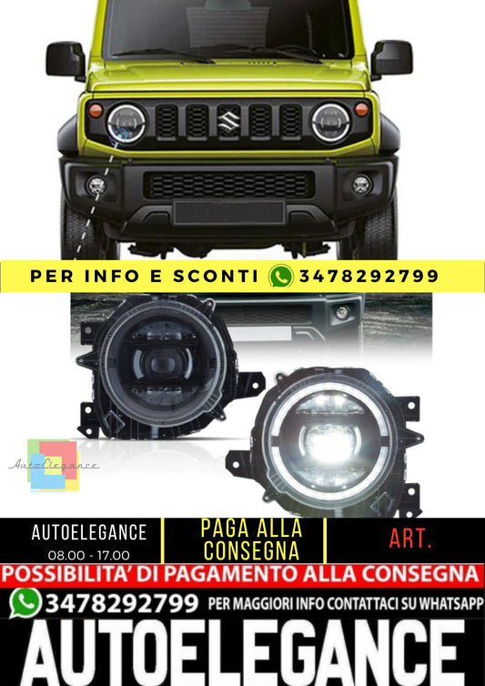 FULL LED Headlights for Suzuki Jimny 2018-UP 4th Generation JB64W JB74W 