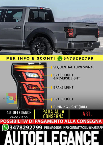 Luci posteriori a LED per Ford F150 Pickup 2015-2020
