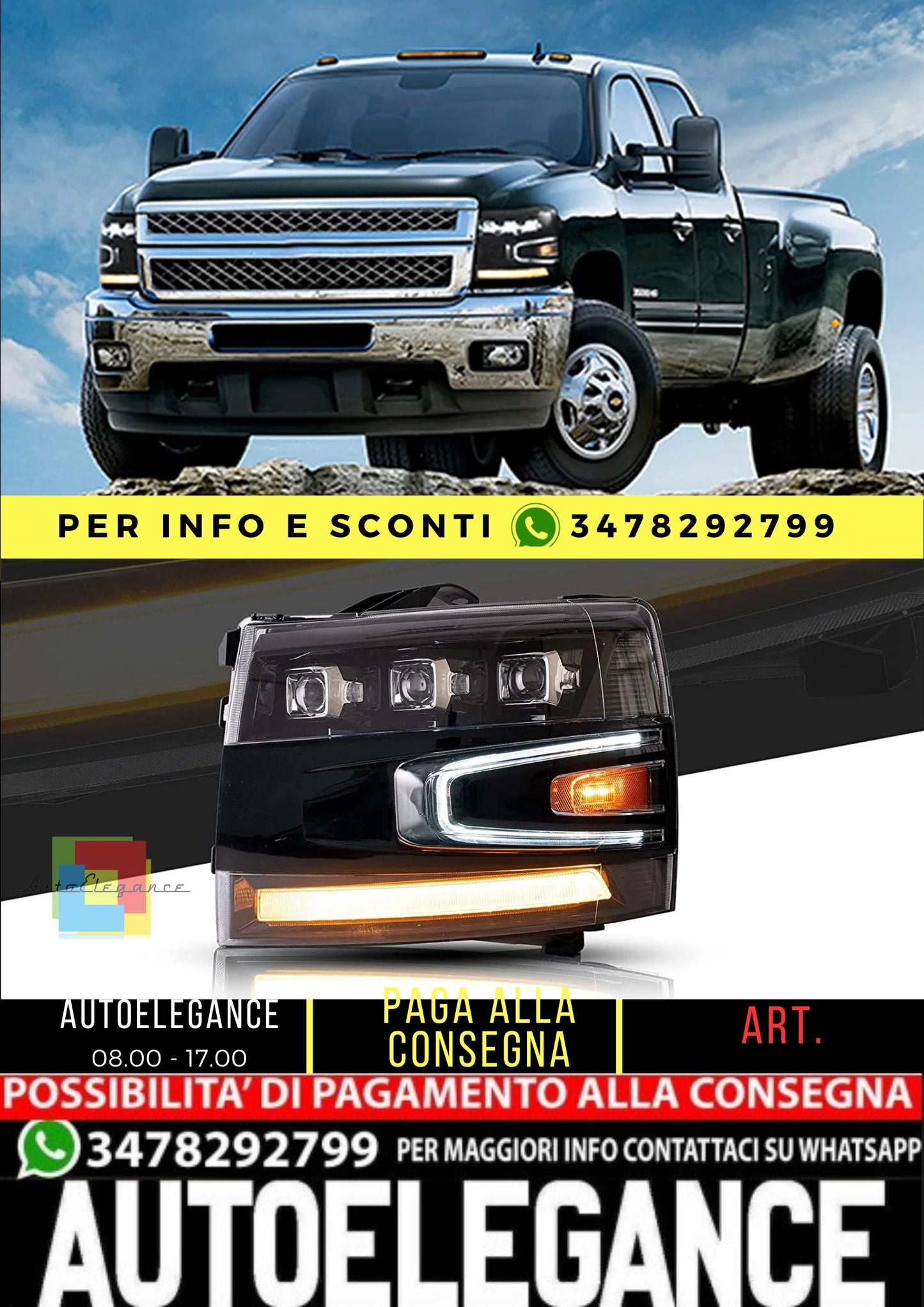 Fari a LED per proiettori per Chevrolet Chevy Silverado 2007-2013 1500 / 2500HD / 3500HD (non compatibile con Silverado Classic 2007) con illuminazione blu per la respirazione