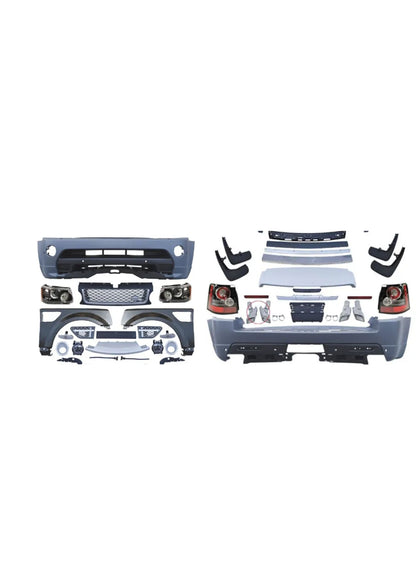 Complete conversion bodykit for Range Rover Sport L320 (05-12) to Facelift