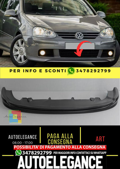 Spoiler de pare-chocs avant VW GOLF 5 V EDT30 Plastique ABS