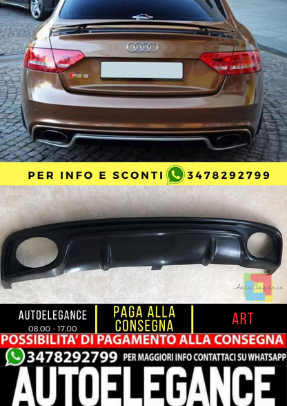 😍KIT DIFFUSORE ADATTO PER AUDI A5 8T S-LINE ( 2012-2016 )😍