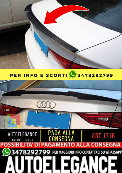 🔥SPOILER adatto per AUDI A3 8V Sedan 2012-2020🔥