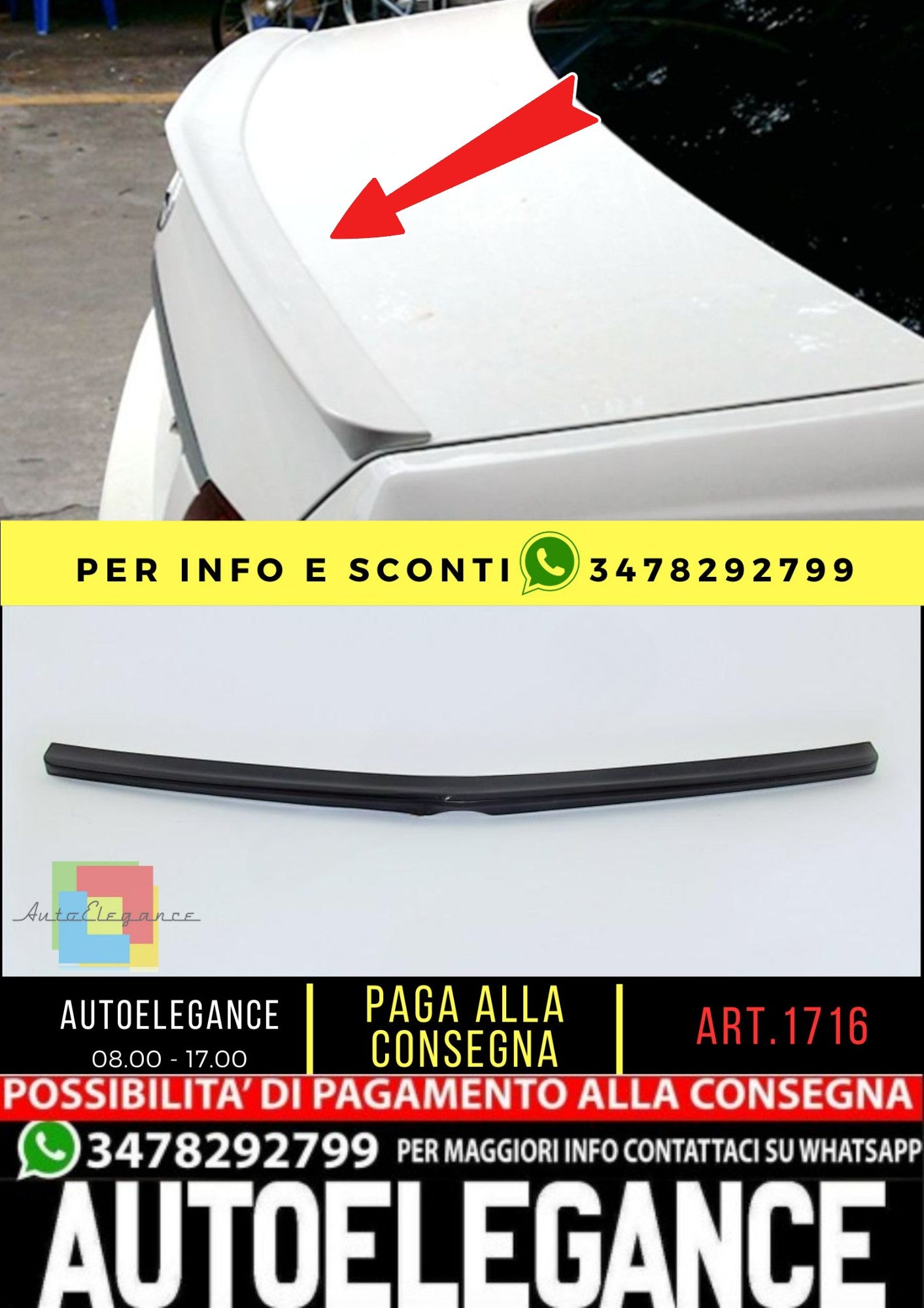 🔥SPOILER adatto per Mercedes E class W212 2009-2016 Sedan🔥