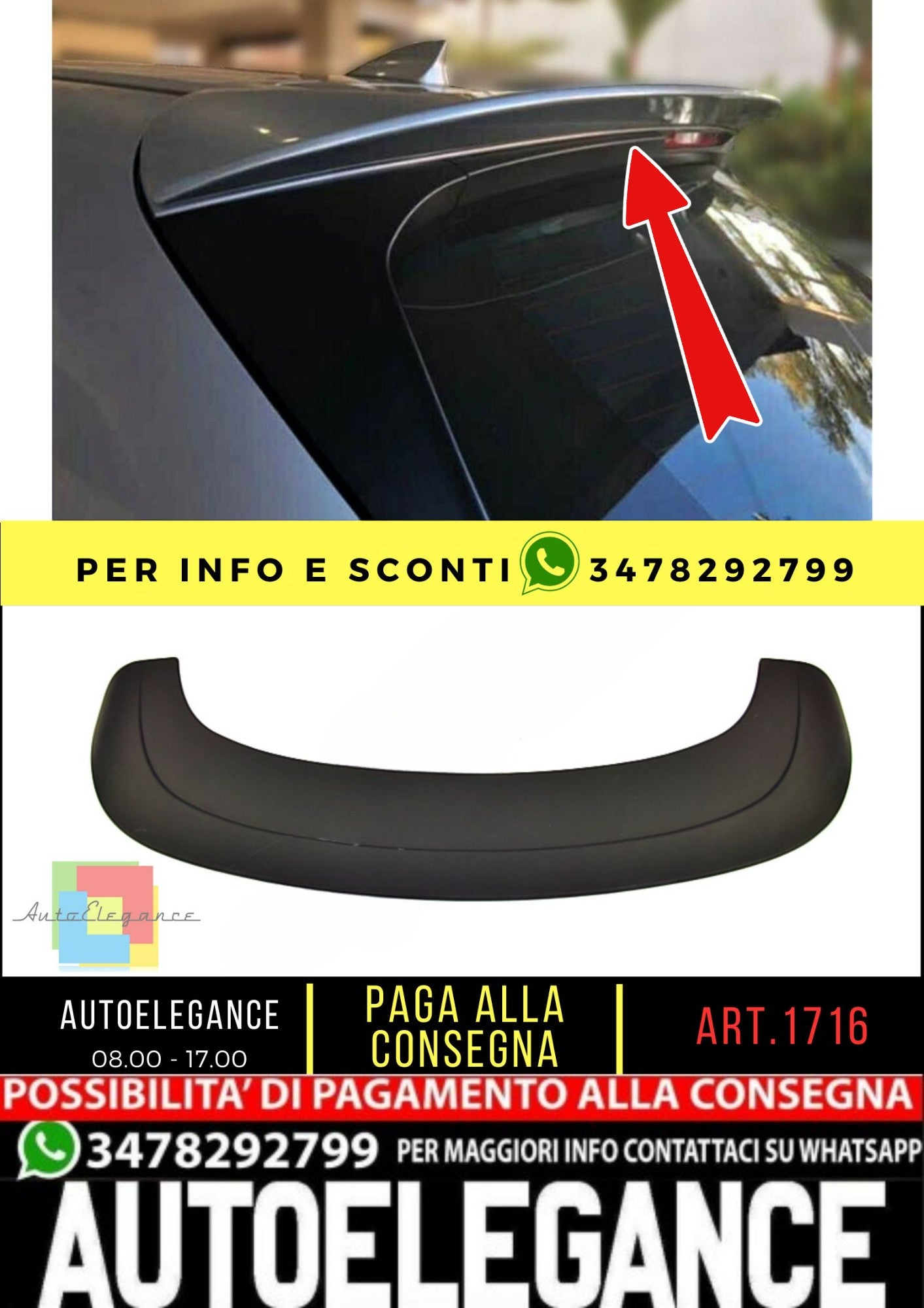 🔥SPOILER adatto per Mazda CX5 2017+🔥