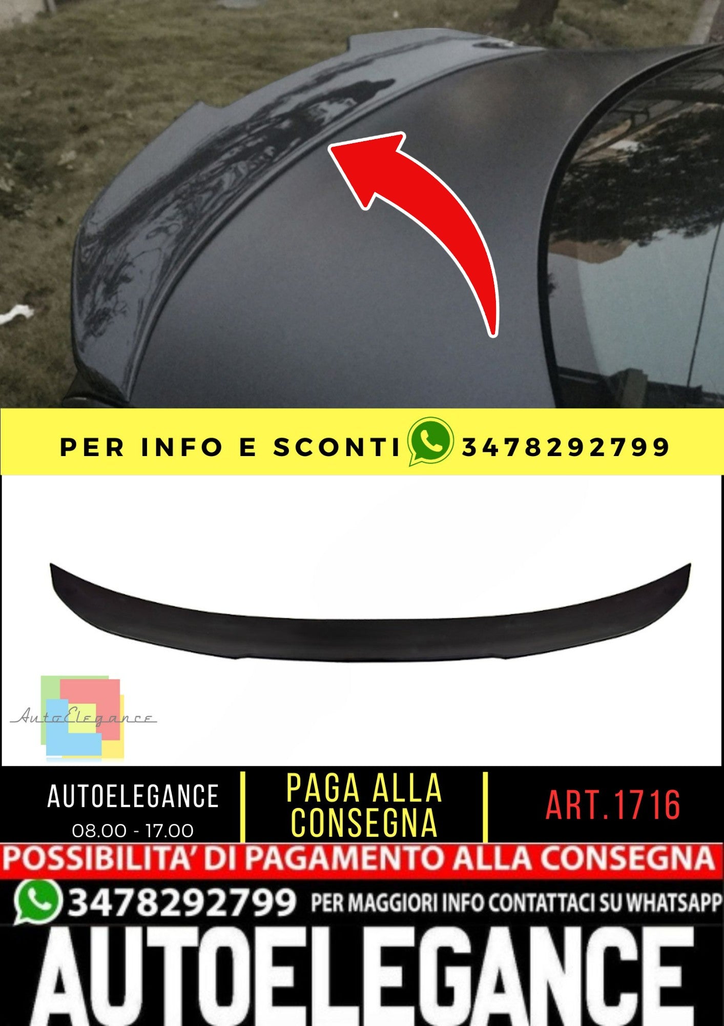 🔥SPOILER adatto per BMW 4 F33 2013-2020🔥