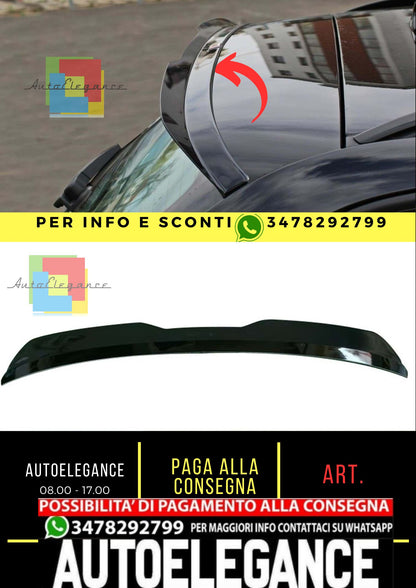 E91 Station Wagon Max Spoiler Tetto Posteriore Pianoforte Nero Vuoto Plastica/ 2004-2011