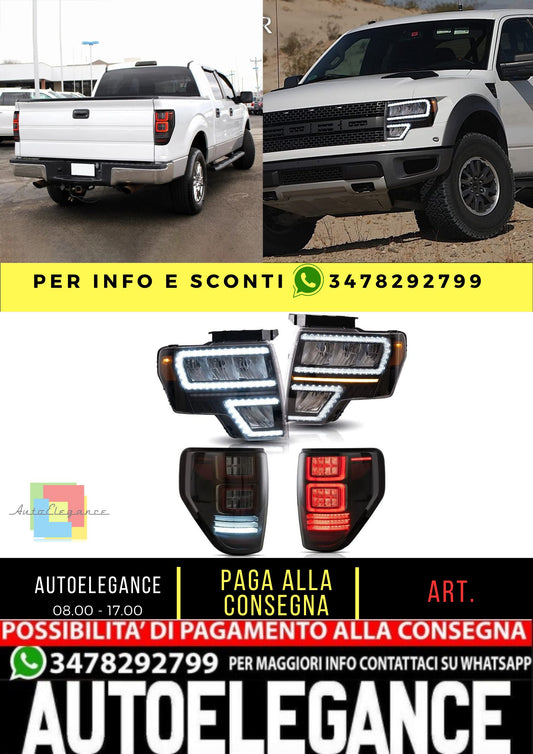 LED Headlights and Taillights Fit for Ford F150 2009-2014 
