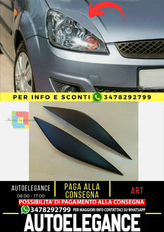 Coprifari per FORD FIESTA MK6 05-08 restyling Coprifari in plastica ABS