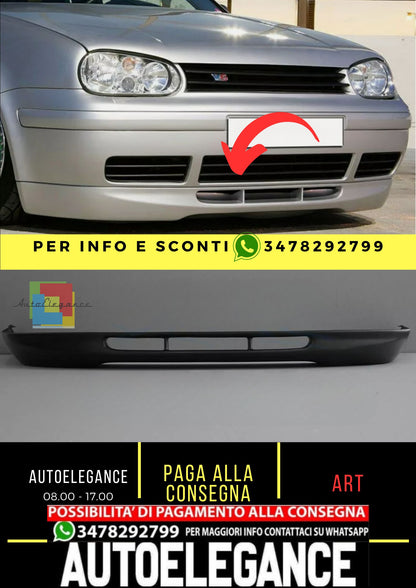 Spoiler de pare-chocs avant VW GOLF 4 MK4 25ème ANNIVERSAIRE Plastique ABS