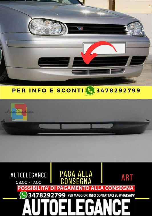 Spoiler de pare-chocs avant VW GOLF 4 MK4 25ème ANNIVERSAIRE Plastique ABS