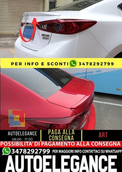 💎 SPOILER adatto per Mazda 3 III sedan 2013-2018