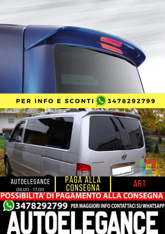 ☀️KIT SPOILER ADATTO PER VW T5 TRANSPORTER MULTIVAN☀️