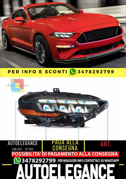 Fari a proiettore LED per Ford Mustang 2018-2023
