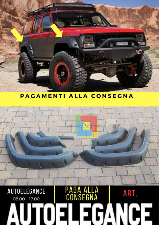 JEEP CHEROKEE XJ 1984 - 2001 - NEW FENDER EXTENSION KIT